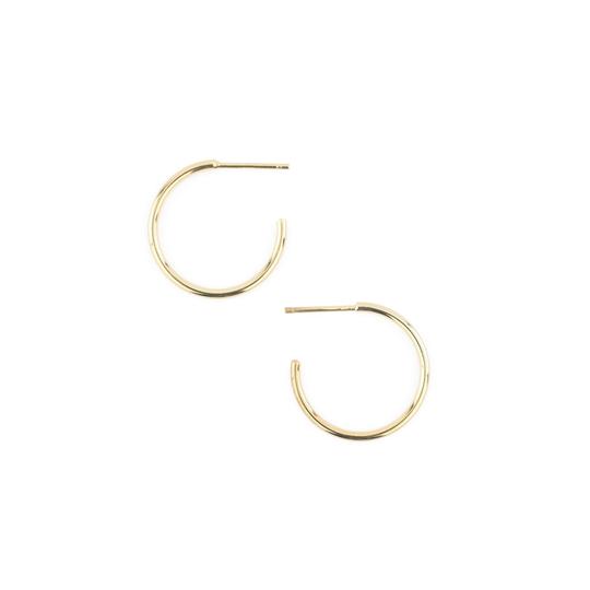 Small Leen Hoops - Gold