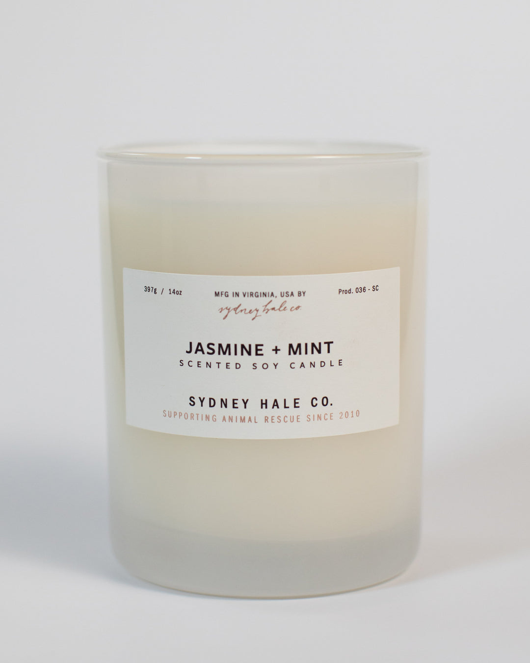 Jasmine + Mint 14oz. Candle