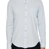 Solid Heather Reworked Shirt - Light Blue
